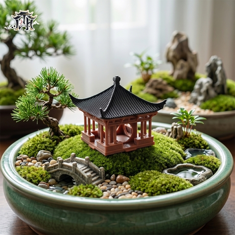Mô hình nhà cổ trung quốc - cổ nguyệt lầu