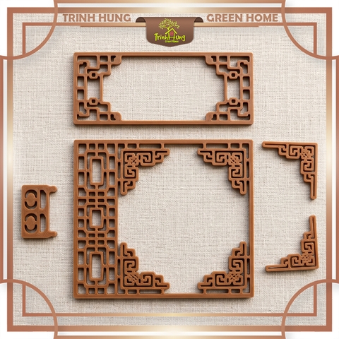 Mô hình rèm, border, phào chỉ, vách ngăn trang trí nhà in 3D