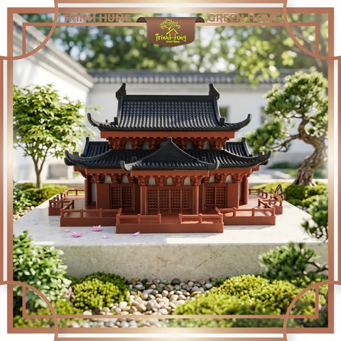 Mô hình nhà Nhật in 3D - nhà chính