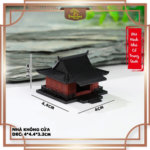 Mô hình nhà cổ trung quốc - nhà không cửa