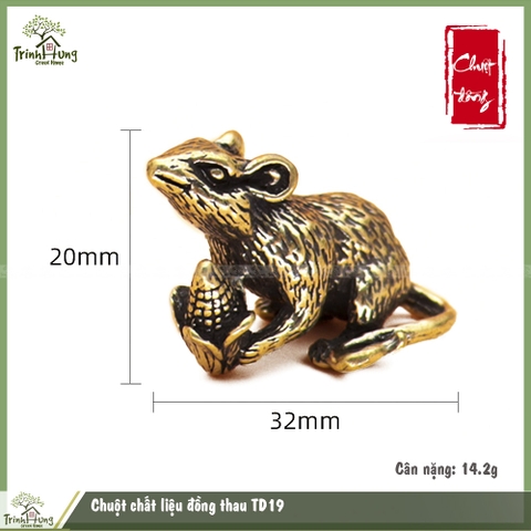 Chuột chất liệu đồng thau TD19