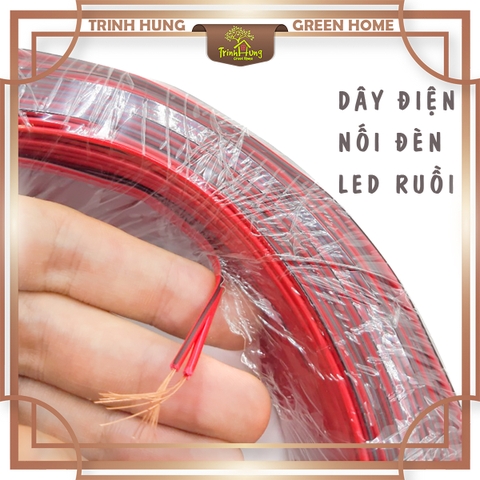 Dây điện đôi đỏ đen