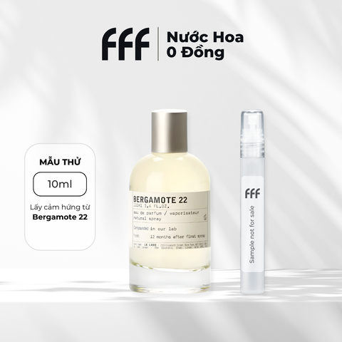 Sample Bergamote 22 EDP 10ml
