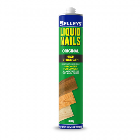 Keo Dán Xây Dựng Liquid Nails Original – Kết Dính Mạnh, Chống Nước, Dùng Được Trên Gỗ Ướt