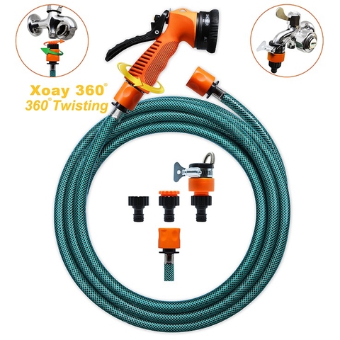 Bộ Tưới Cây 6030 Co Nối Màu Cam – Xoay 360°, Bền Bỉ, Chịu Áp Lực Tốt