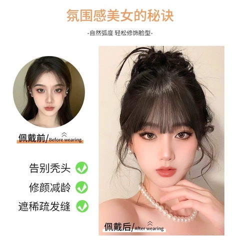 Mái thưa tóc thật có mai