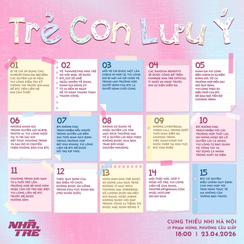 HẠNG VÉ "TRẺ CON"