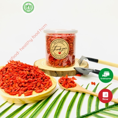 Kỷ tử organic hafood, giúp giảm căng thẳng, cải thiện sức khỏe, đẹp da-100gr