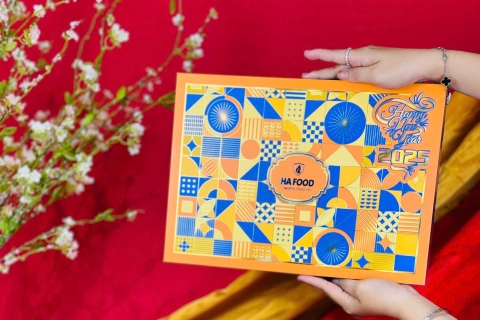 VỎ HỘP CARO + TÚI CAO CẤP ÉP KIM VÀNG 24K