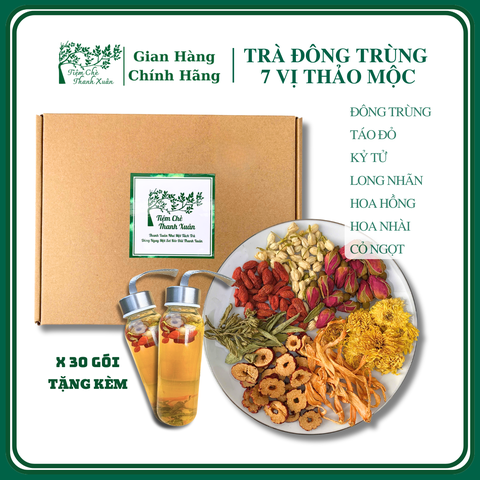 Trà Thảo Mộc Đông Trùng 7 Vị