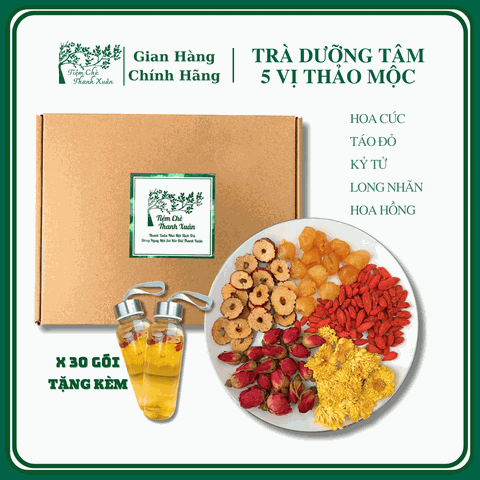 Trà Thảo Mộc Dưỡng Tâm 5 Vị