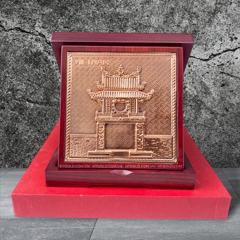 QUÀ TẶNG TRANH ĐỒNG KHUÊ VĂN CÁC (16cm * 16cm).