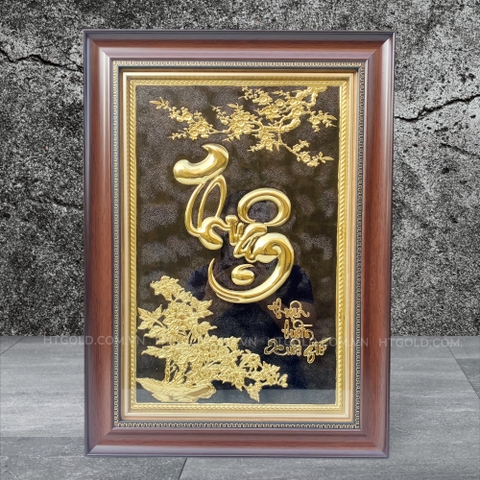 TRANH ĐỒNG CHỮ THUẬN <br> (Kích thước 38cm x 54cm)