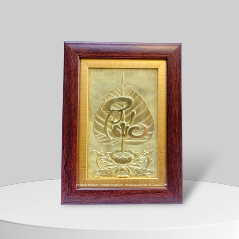 TRANH LÁ BỒ ĐỀ CHỮ 