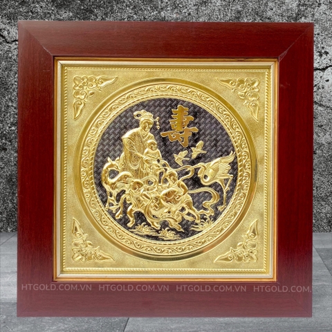 TRANH ĐỒNG MỪNG THỌ CỤ BÀ <br> (Kích thước 42cm x 42cm)