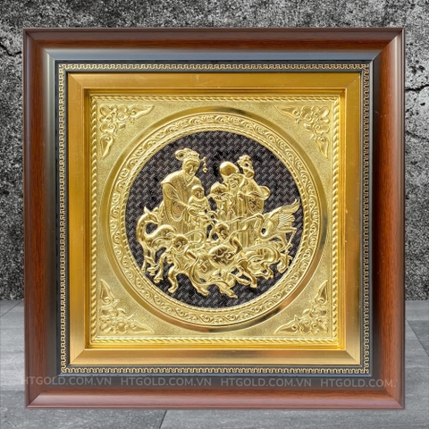 TRANH ĐỒNG MỪNG THỌ ÔNG BÀ <br> (Kích thước 42cm x 42cm)