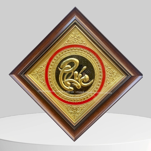 TRANH CHỮ PHÚC BẰNG ĐỒNG (40cm*40cm)