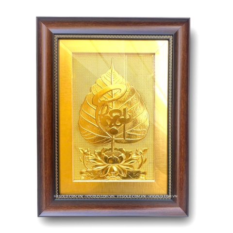 TRANH LÁ BỒ ĐỀ CHỮ 