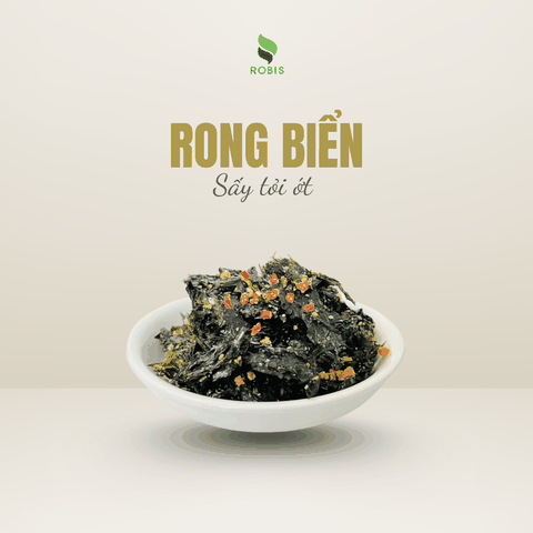 Rong biển sấy vị TỎI ỚT