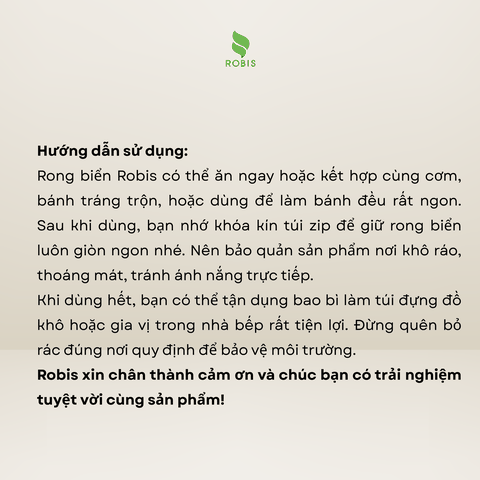 Rong biển sấy vị LẨU THÁI CHUA CAY