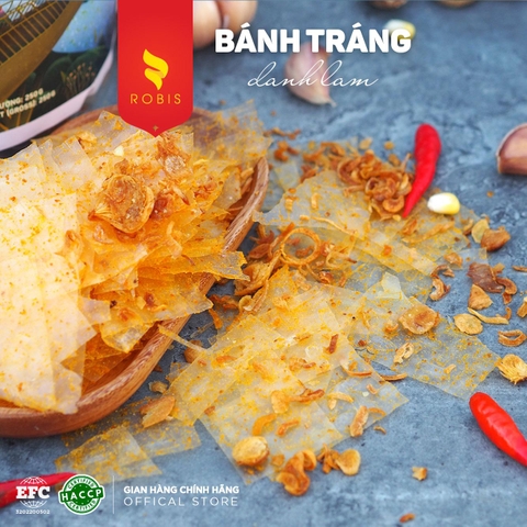 Bánh tráng trứng muối nhà Robis 500gr- Món Ăn Vặt Đỉnh Của Chóp