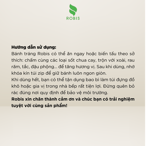 Bánh tráng vị BƠ TỎI