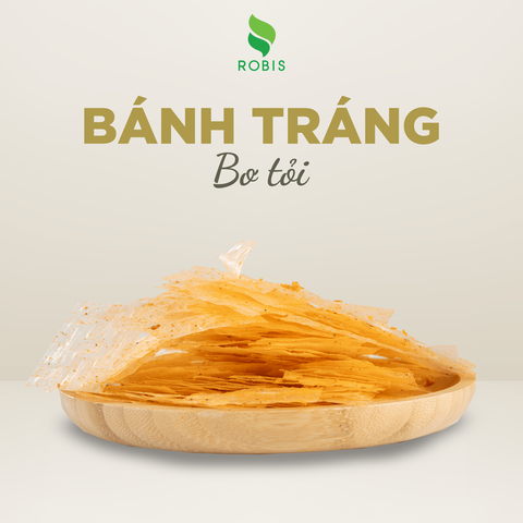 Bánh tráng vị BƠ TỎI