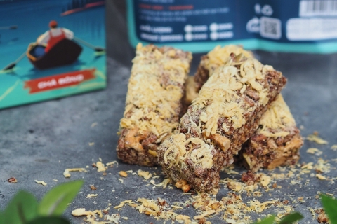 Thanh Gạo Lứt Chà Bông - 250Gr