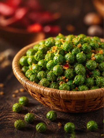 Đậu Hà Lan Rang Tỏi Ớt 500Gr