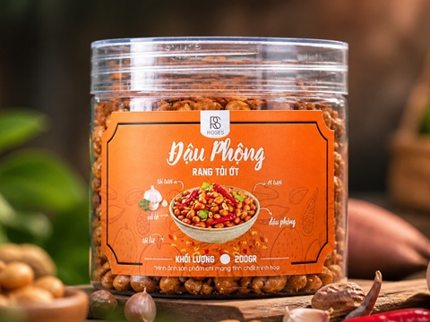 Đậu Phộng Rang Tỏi Ớt 200gr