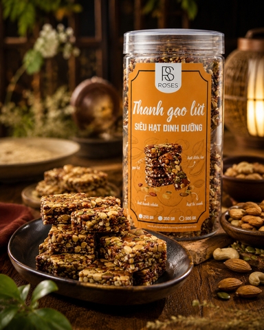 Thanh Gạo Lứt Siêu Hạt - 250Gr