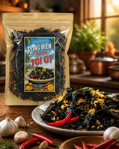 RONG BIỂN RANG TỎI ỚT - 500gr