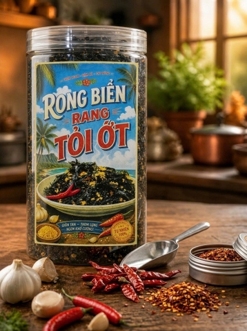 RONG BIỂN RANG TỎI ỚT - 250gr