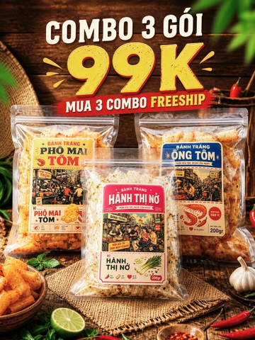 COMBO MIX 3 GÓI 200 Gram