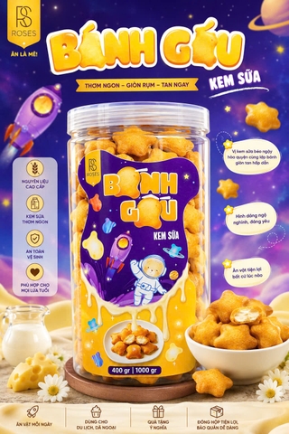 Bánh Gấu Vị Chùm Ngây - 400gr