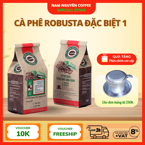 Cà phê rang mộc nguyên chất Blend1 , Robusta- Arabica - Culi vị đậm đà,hậu ngọt cafe pha phin,pha máy từ Nam Nguyên