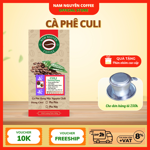 Cà phê Culi Nguyên Chất Rang Mộc