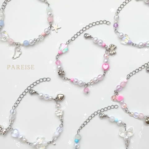 Vòng tay coquette hạt nhỏ