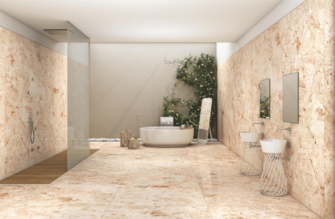 Gạch Ấn Độ 1200x2400 men Bóng Porcelain BRESCIA SEEMLESS