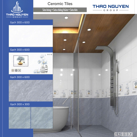 Bộ gạch ốp tường Redstar 300x600mm Ceramic RTC36.8936