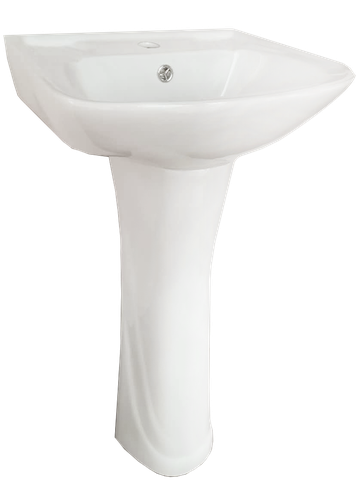 Chậu Lavabo treo tường chân dài JOMOO 12489-1/11P-I011