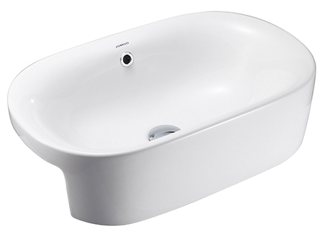 Chậu Lavabo bán âm bàn JOMOO 12707-1/01Z-I011