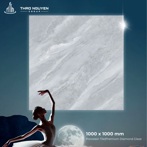 Gạch lát 1000x1000 CMC men kim cương Porcelain CPD11003S5