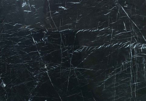 Đá Marble Đen chỉ trắng | Khổ lớn 1.8 cm