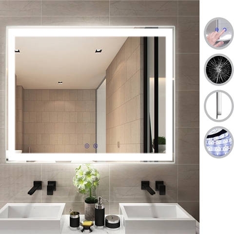 Gương LED cao cấp AMY AMDP313A-HGold