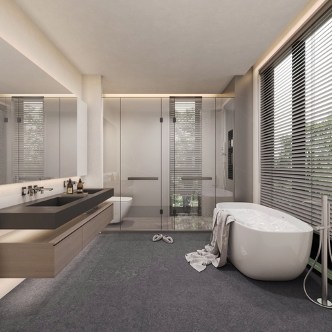 Gạch Ấn Độ 600x600 men Matt Porcelain META STONE NERO