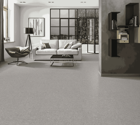 Gạch Ấn Độ 600x600 men Matt Porcelain KEY NOTE GRAPHITE