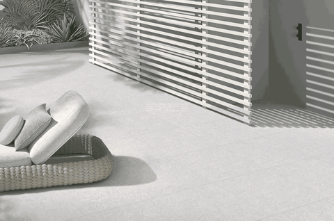 Gạch Ấn Độ 600x600 men Matt Porcelain META STONE SILVER