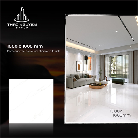 Gạch lát 1000x1000 CMC men kim cương Porcelain PPD11011S5
