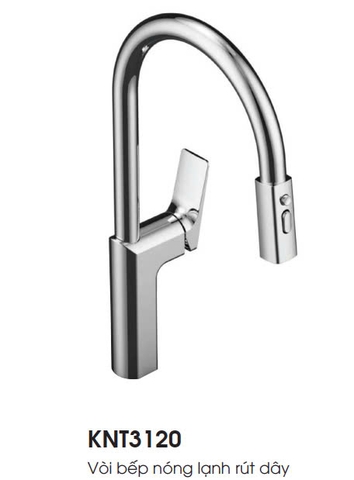 Vòi bếp nóng lạnh rút dây Classic KNT3120